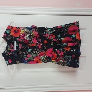 MERONA NAVEY FLORAL PRINT BLOUSE